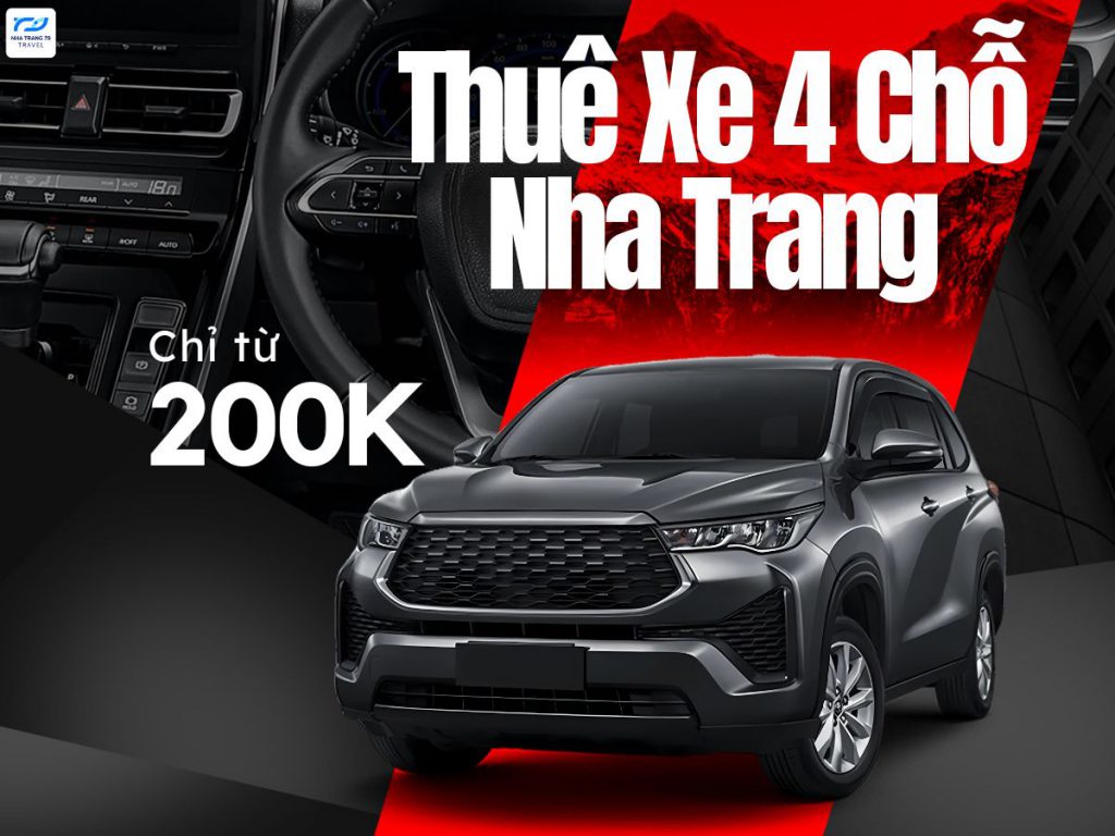 Thuê xe 4 chỗ đi Nha Trang